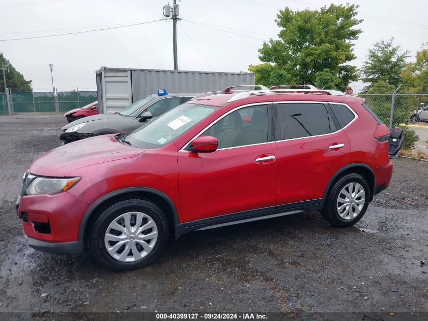 2017 Nissan Rogue S VIN: JN8AT2MT7HW383766 Lot: 40399127