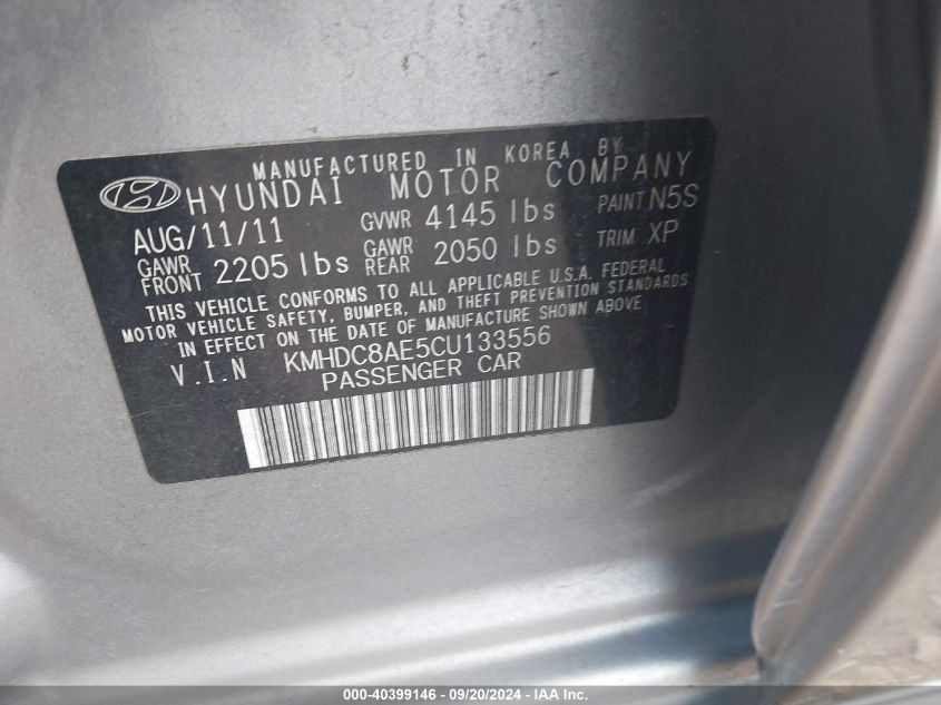 KMHDC8AE5CU133556 2012 Hyundai Elantra Touring Gls