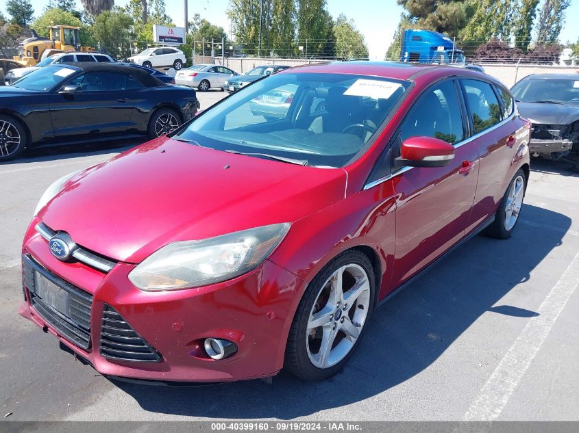 2014 Ford Focus Titanium VIN: 1FADP3N29EL442957 Lot: 40399160