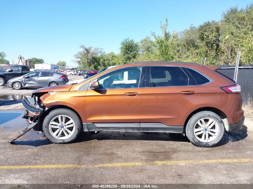 2017 Ford Edge Sel VIN: 2FMPK4J84HBB09281 Lot: 40399208