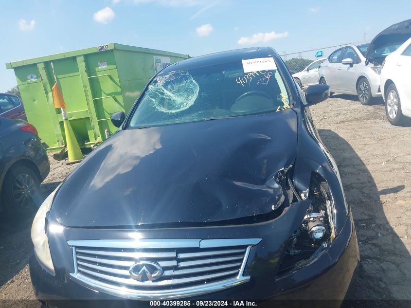 2011 Infiniti G37X VIN: JN1CV6AR6BM355364 Lot: 40399285