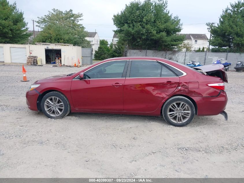 2016 Toyota Camry Le/Xle/Se/Xse VIN: 4T1BF1FK4GU529052 Lot: 40399307