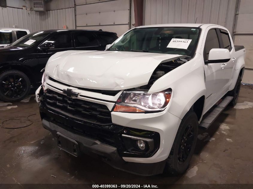 1GCGTCEN5M1267890 2021 Chevrolet Colorado 4Wd Short Box Lt