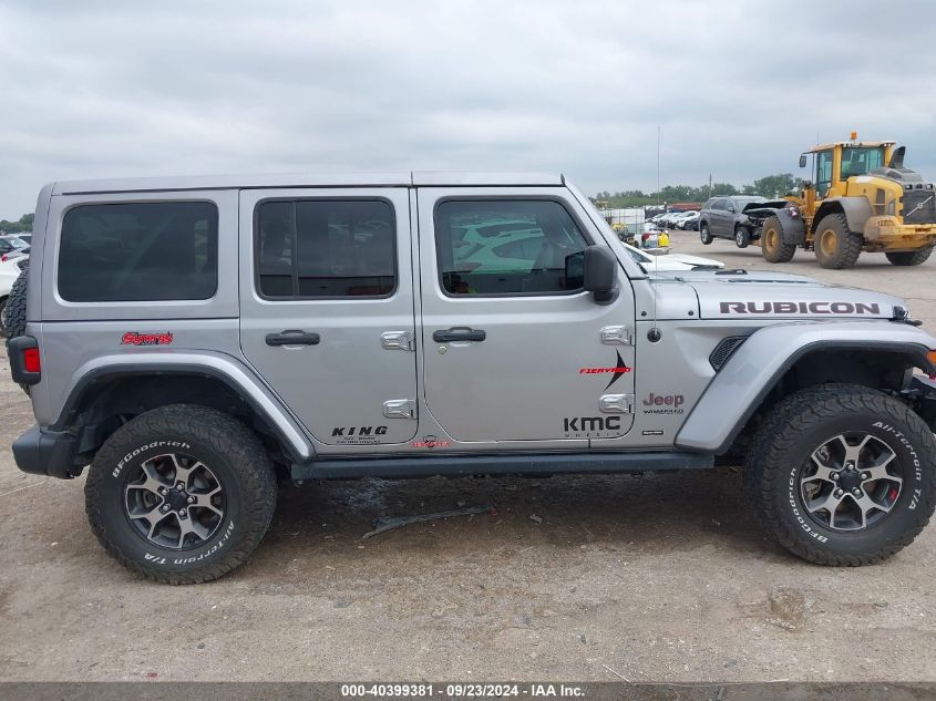 2018 Jeep Wrangler Unlimited Rubicon 4X4 VIN: 1C4HJXFG4JW119052 Lot: 40399381