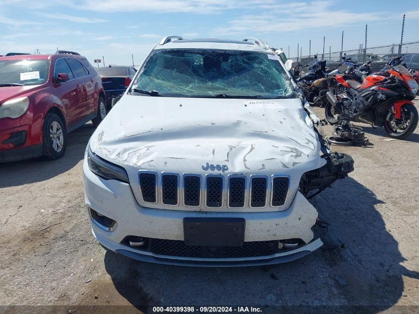 2019 Jeep Cherokee Overland 4X4 VIN: 1C4PJMJX5KD134660 Lot: 40399398