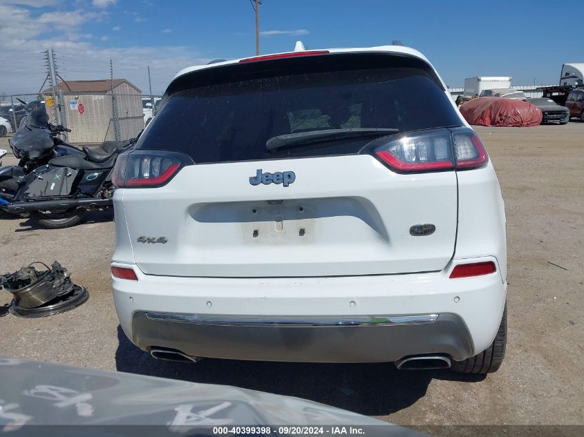 2019 Jeep Cherokee Overland 4X4 VIN: 1C4PJMJX5KD134660 Lot: 40399398