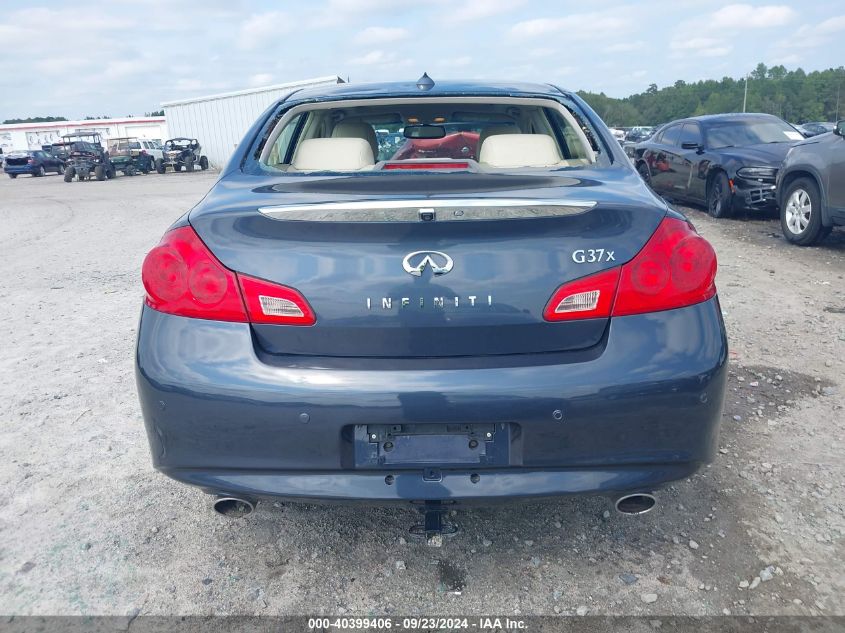 2013 Infiniti G37X VIN: JN1CV6AR9DM757558 Lot: 40399406