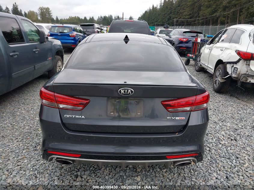 2018 Kia Optima Sx Turbo VIN: 5XXGW4L25JG225063 Lot: 40399430