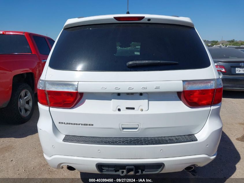 2013 Dodge Durango Sxt VIN: 1C4RDHAG9DC676084 Lot: 40399450