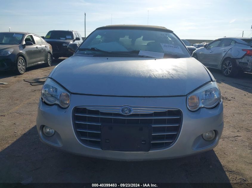 2004 Chrysler Sebring Lxi VIN: 1C3EL55R54N265205 Lot: 40399483