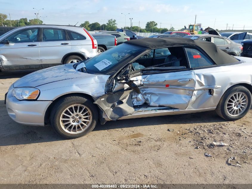 2004 Chrysler Sebring Lxi VIN: 1C3EL55R54N265205 Lot: 40399483