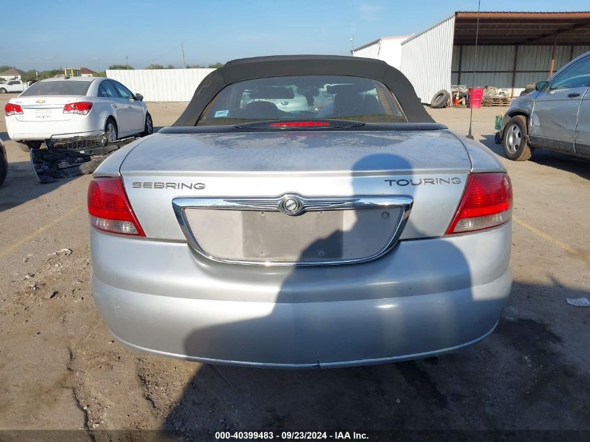 2004 Chrysler Sebring Lxi VIN: 1C3EL55R54N265205 Lot: 40399483