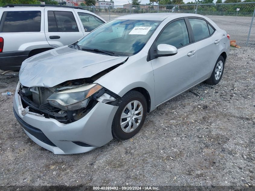 2T1BURHE6GC519507 2016 TOYOTA COROLLA - Image 2