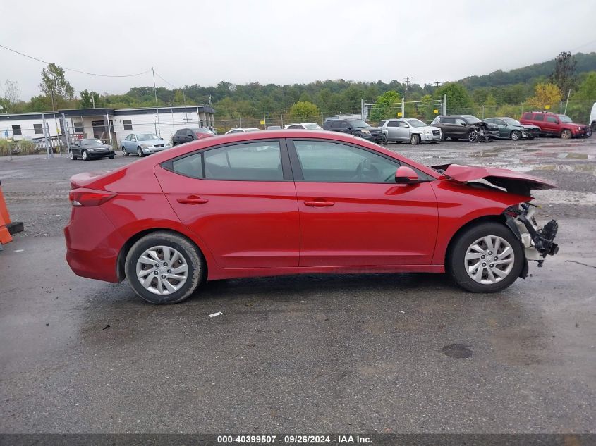 2017 Hyundai Elantra Se VIN: KMHD74LF7HU065187 Lot: 40399507