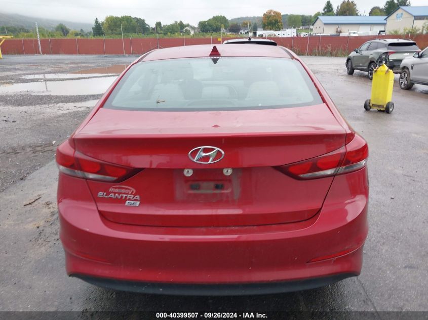 2017 Hyundai Elantra Se VIN: KMHD74LF7HU065187 Lot: 40399507