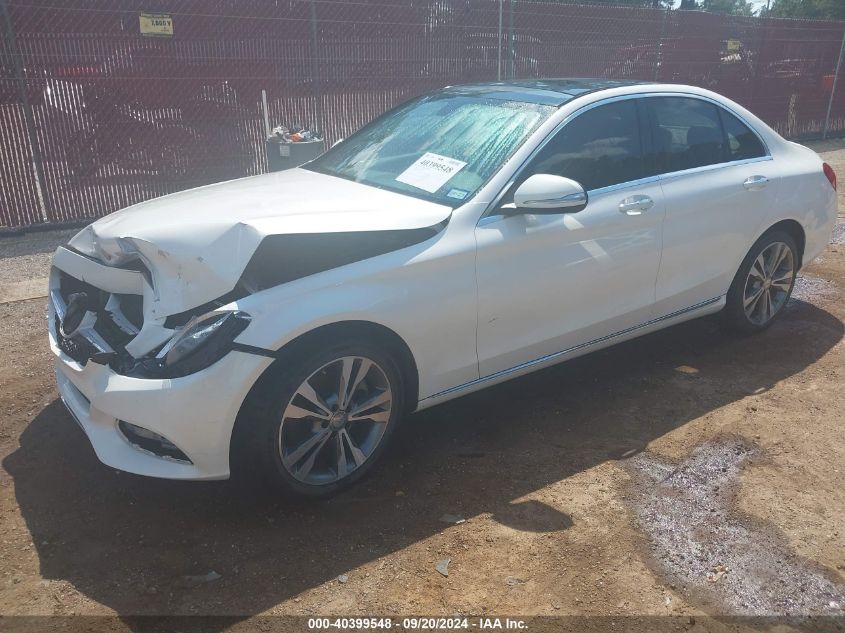 55SWF4KB2FU031449 2015 MERCEDES-BENZ C CLASS - Image 2