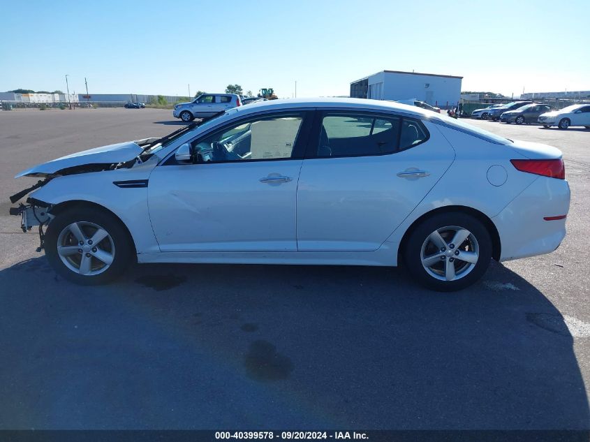 2015 Kia Optima Lx VIN: KNAGM4A71F5645464 Lot: 40399578