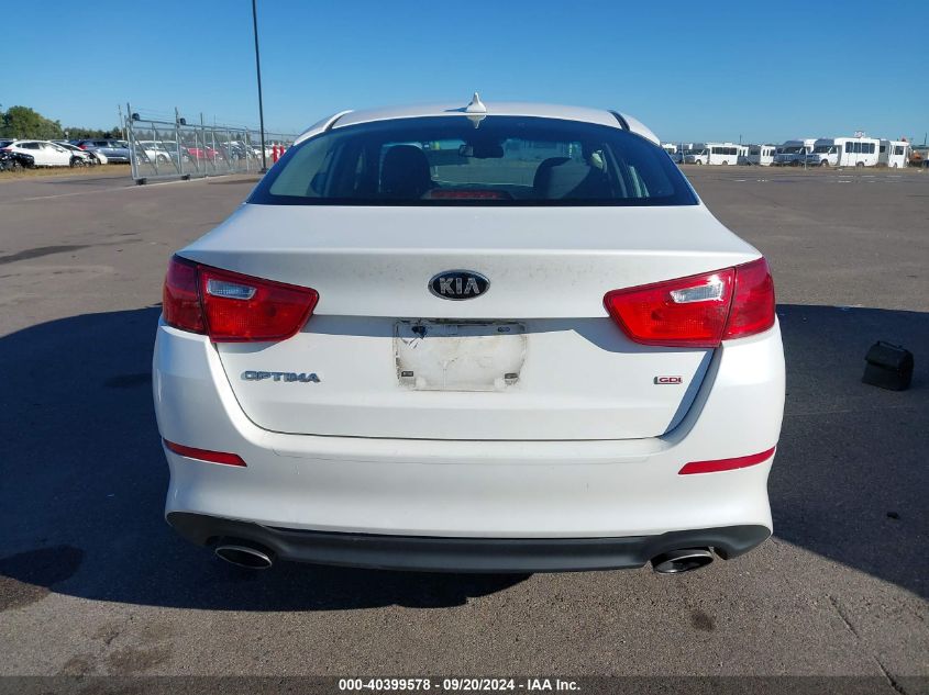 2015 Kia Optima Lx VIN: KNAGM4A71F5645464 Lot: 40399578