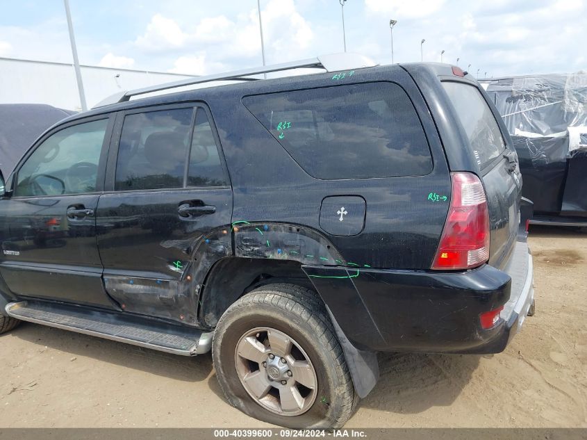 2003 Toyota 4Runner Limited V8 VIN: JTEZT17R238000138 Lot: 40399600