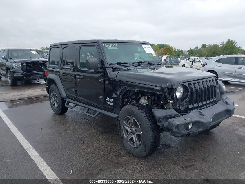 2018 Jeep Wrangler Unlimited Sport S 4X4 VIN: 1C4HJXDG2JW124706 Lot: 40399605