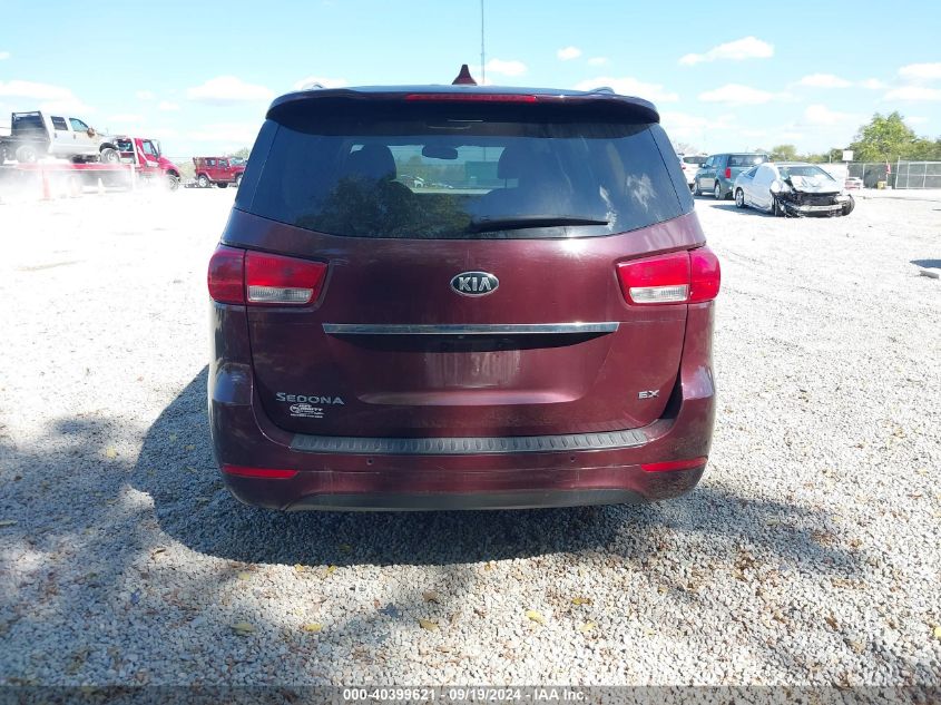 2015 Kia Sedona Ex VIN: KNDMC5C19F6023616 Lot: 40399621