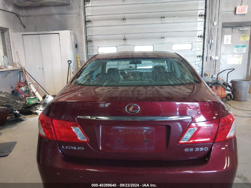 2007 Lexus Es 350 VIN: JTHBJ46G572024082 Lot: 40399640