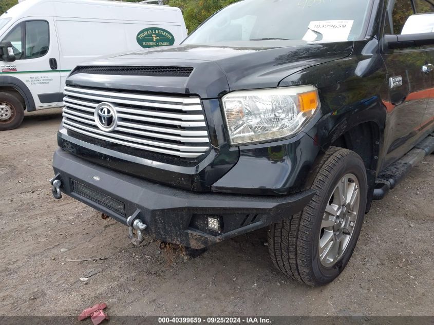 2014 Toyota Tundra Platinum 5.7L V8 VIN: 5TFAY5F14EX347601 Lot: 40399659