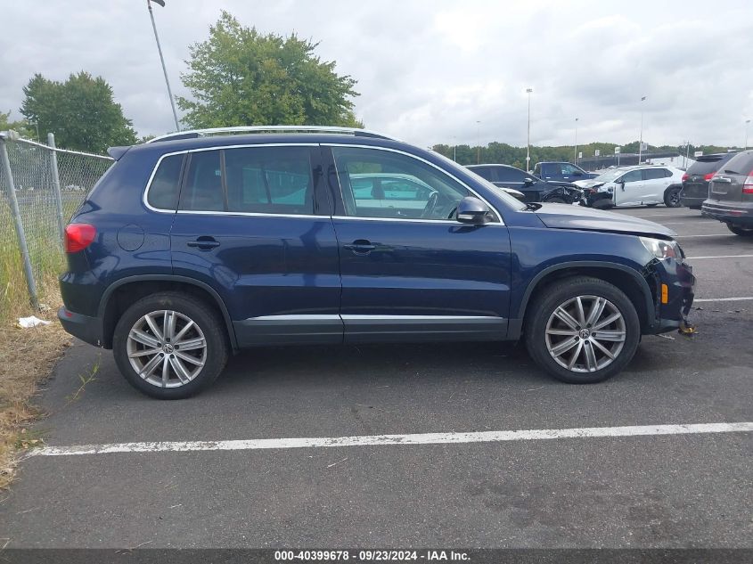 2014 Volkswagen Tiguan Sel VIN: WVGBV3AX5EW525742 Lot: 40399678