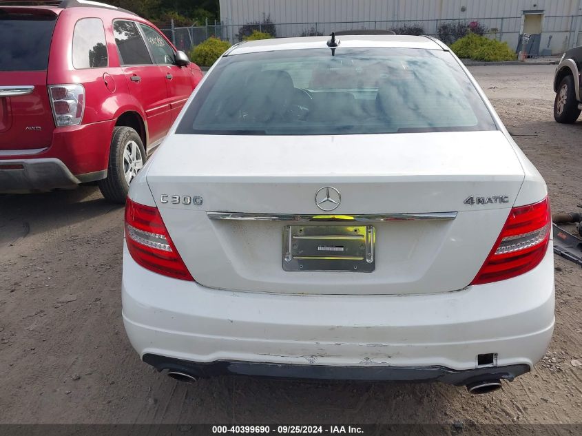 2012 Mercedes-Benz C 300 Luxury 4Matic/Sport 4Matic VIN: WDDGF8BB1CR233675 Lot: 40399690