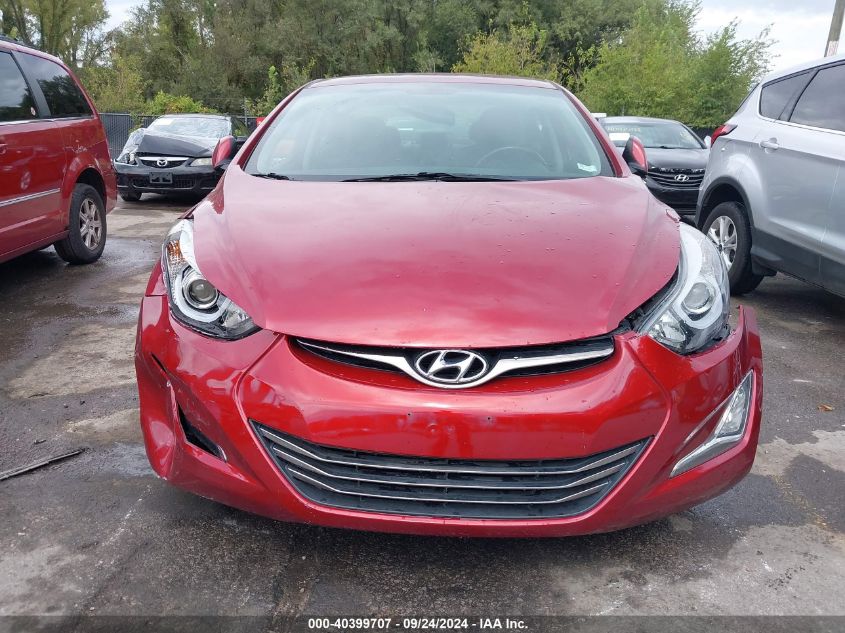 2015 Hyundai Elantra Limited VIN: 5NPDH4AE0FH606521 Lot: 40399707