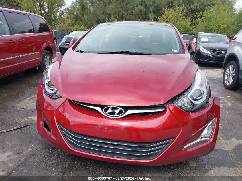 2015 Hyundai Elantra Limited VIN: 5NPDH4AE0FH606521 Lot: 40399707