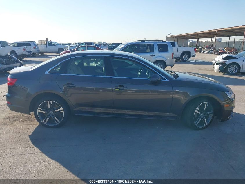 2017 Audi A4 2.0T Premium VIN: WAUENAF46HN071464 Lot: 40399764