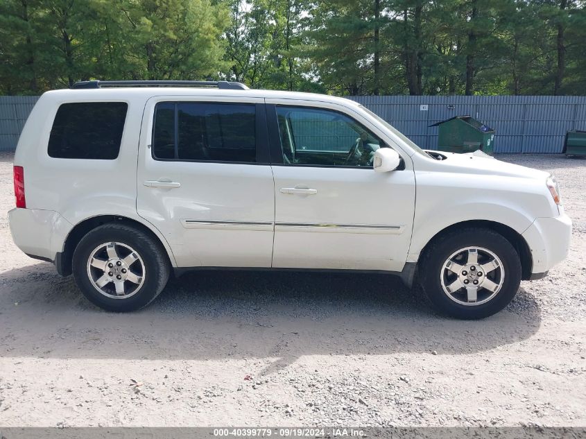 2011 Honda Pilot Touring VIN: 5FNYF4H98BB043274 Lot: 40399779