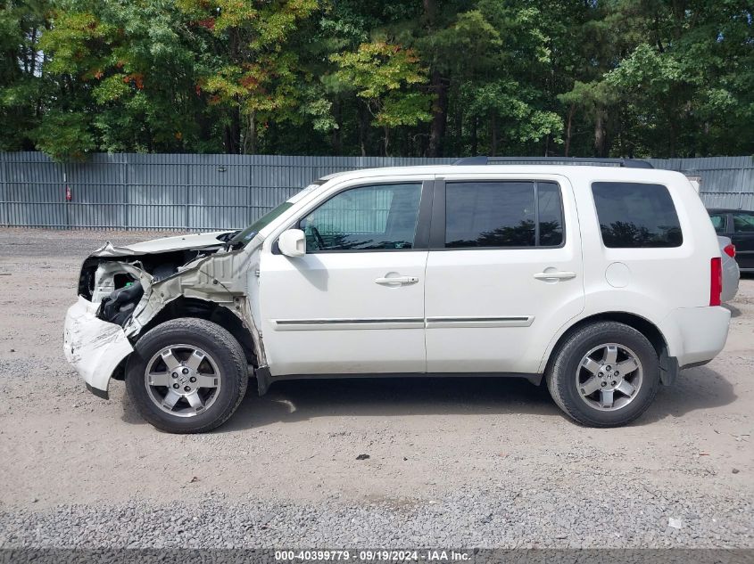 2011 Honda Pilot Touring VIN: 5FNYF4H98BB043274 Lot: 40399779