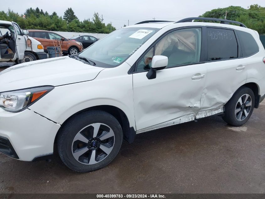 2018 Subaru Forester 2.5I Premium VIN: JF2SJAGC6JH597784 Lot: 40399783