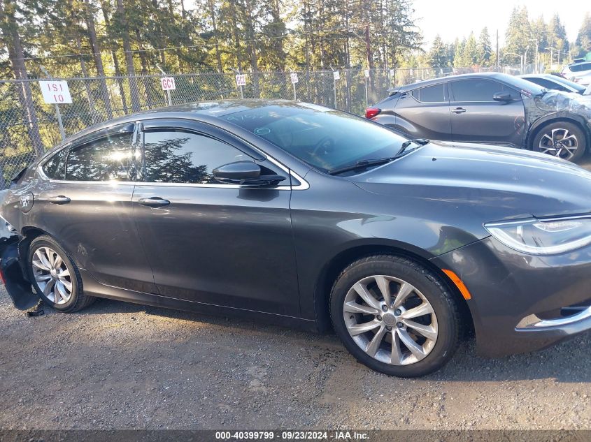 2015 Chrysler 200 C VIN: 1C3CCCCG0FN728190 Lot: 40399799