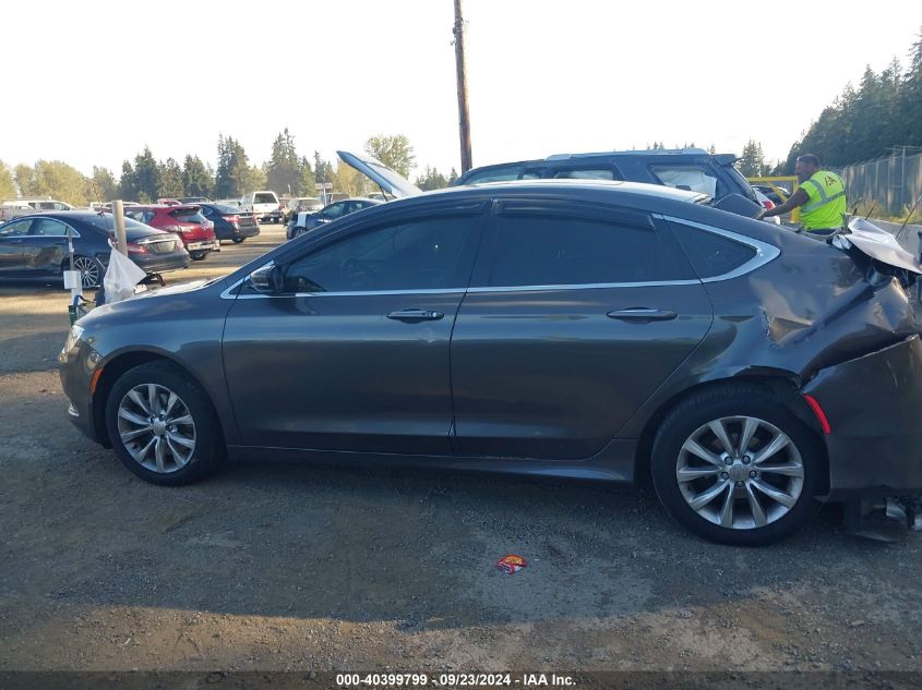 2015 Chrysler 200 C VIN: 1C3CCCCG0FN728190 Lot: 40399799