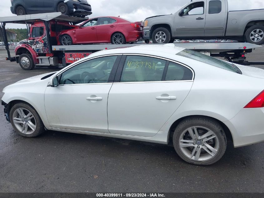 YV1612FS5E2295727 2014 Volvo S60 T5