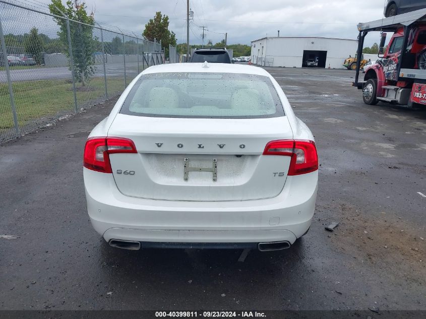 2014 Volvo S60 T5 VIN: YV1612FS5E2295727 Lot: 40399811