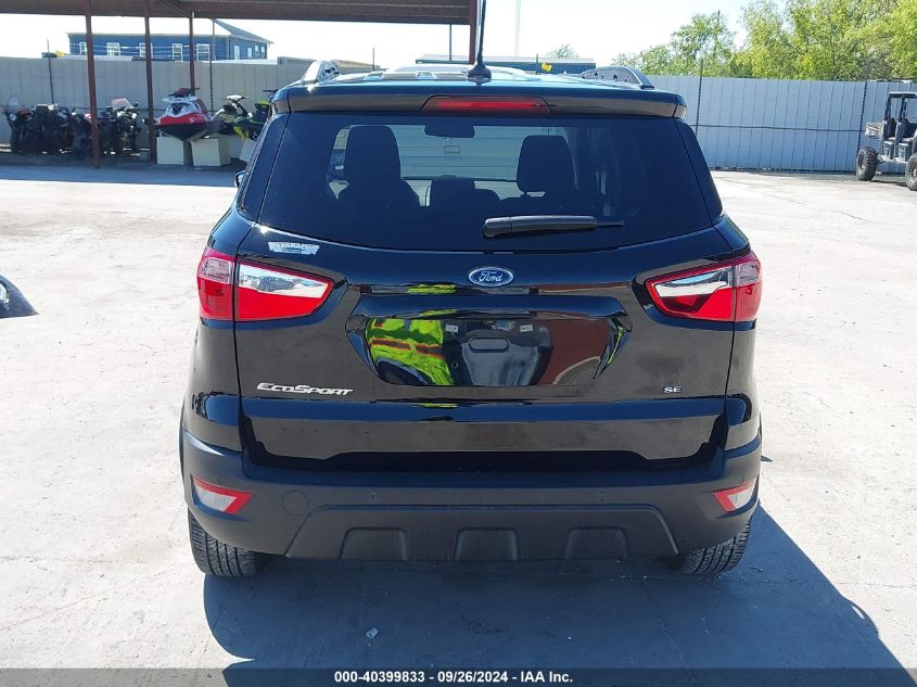 2021 Ford Ecosport Se VIN: MAJ3S2GE5MC448765 Lot: 40399833