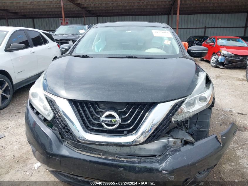 2015 Nissan Murano S/Sl/Sv/Platinum VIN: 5N1AZ2MHXFN247605 Lot: 40399855