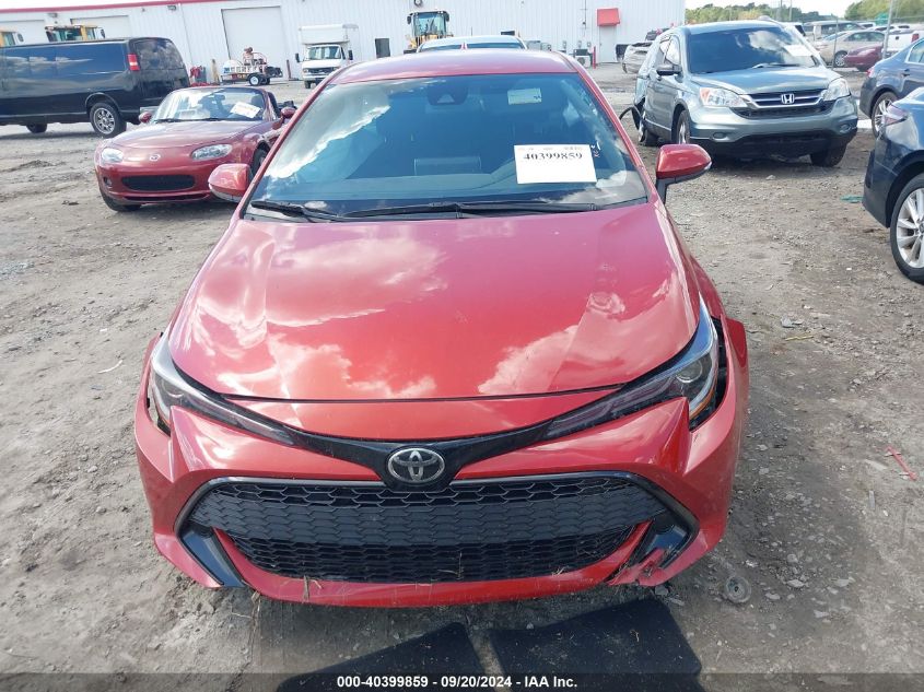 2019 Toyota Corolla Se VIN: JTNK4RBE9K3023333 Lot: 40399859