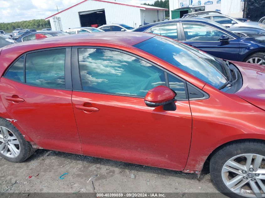 2019 Toyota Corolla Se VIN: JTNK4RBE9K3023333 Lot: 40399859