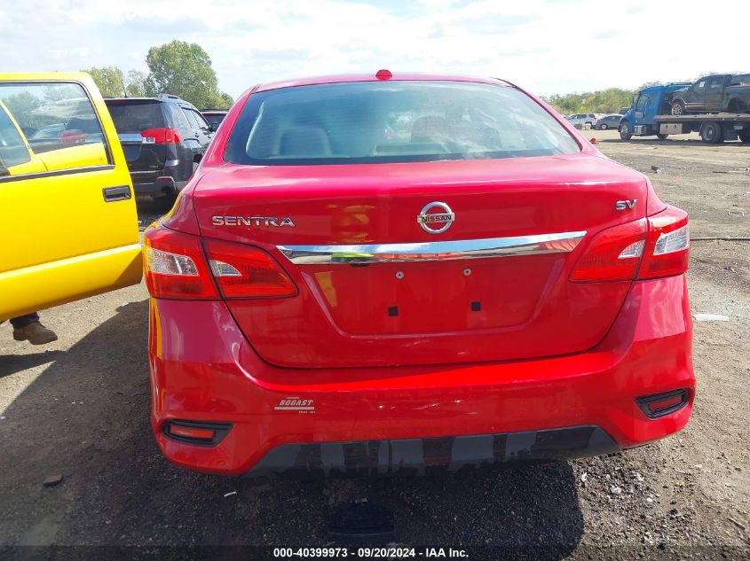 2018 Nissan Sentra Sv VIN: 3N1AB7APXJL617268 Lot: 40399973