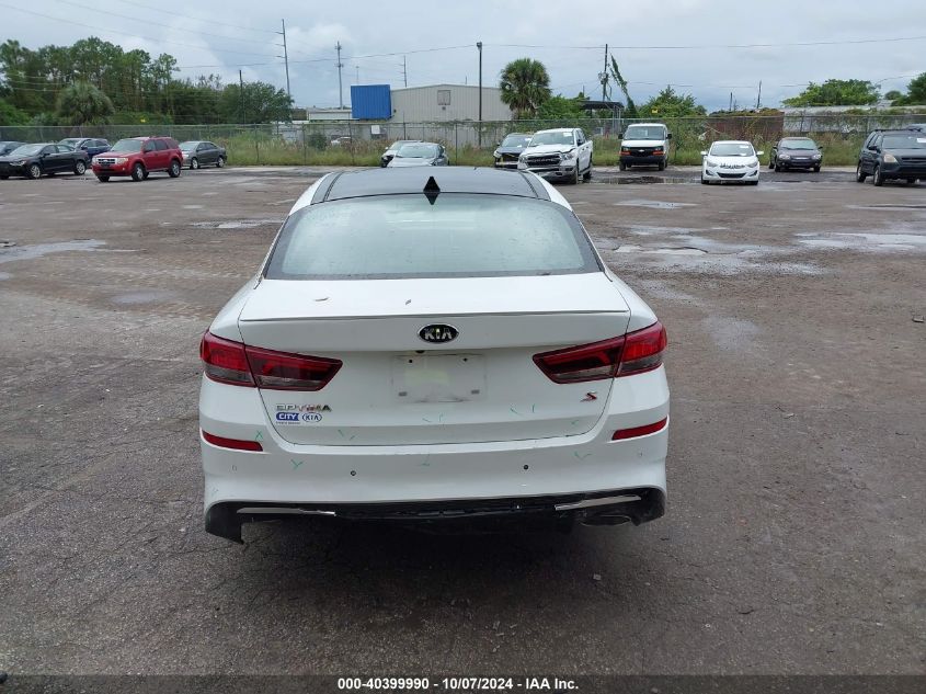 2019 Kia Optima Lx/S VIN: 5XXGT4L34KG372610 Lot: 40399990