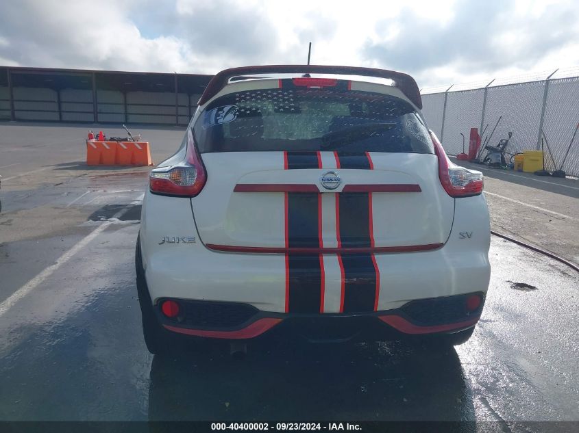 2015 Nissan Juke Sv VIN: JN8AF5MR2FT500455 Lot: 40400002