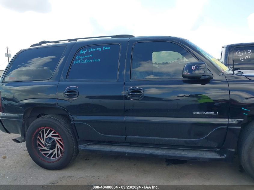 2002 GMC Yukon Denali VIN: 1GKEK63U72J340572 Lot: 40400004