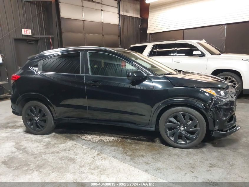 2022 Honda Hr-V Awd Sport VIN: 3CZRU6H16NM731896 Lot: 40400019