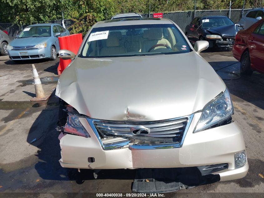 JTHBK1EG9C2501359 2012 Lexus Es 350