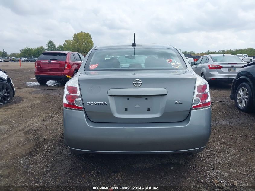 2008 Nissan Sentra 2.0Sl VIN: 3N1AB61E38L681140 Lot: 40400039